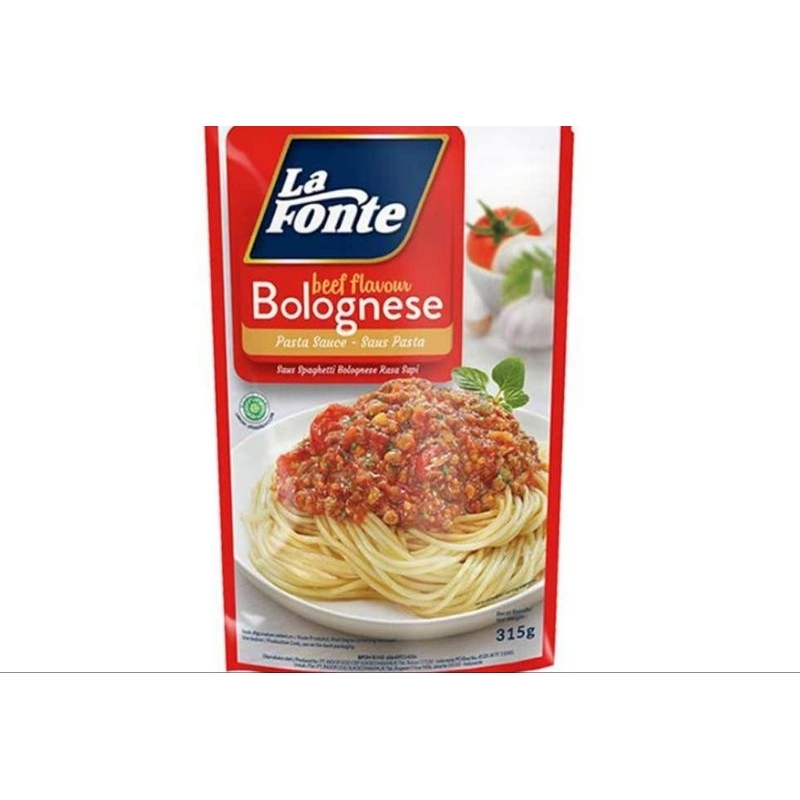 

LA Fonte Saus beef Bolognese 315Gr