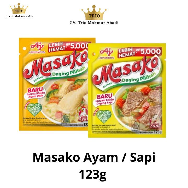 

Masako Ayam / Sapi 123g Bundling 3 pcs