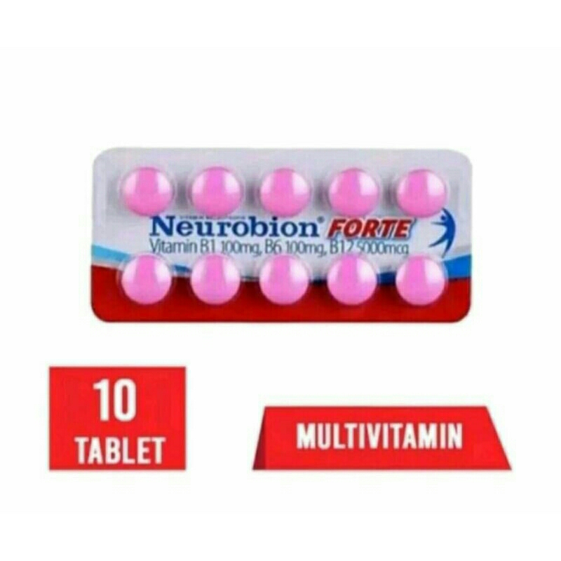 NEUROBION FORTE VITAMIN B COMPLEX - MENGATASI KESEMUTAN - 10 TAB