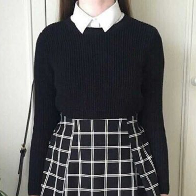 lok Fake Collar / Kerah Palsu All Size Pria Wanita / Putih / Myth