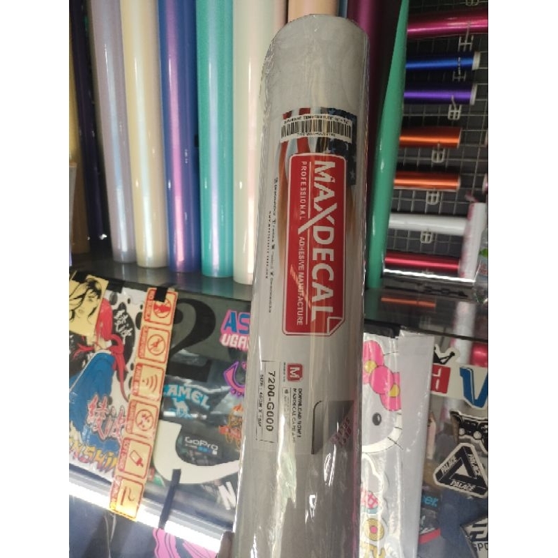 

sticker putih transparan glossy 1rol