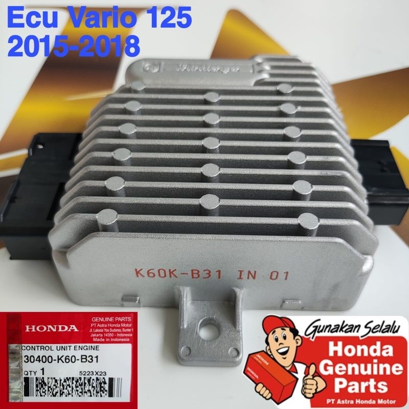 30400K60B31 Ecu ecm vario 125 led iss 2015 - 2018 ori Honda