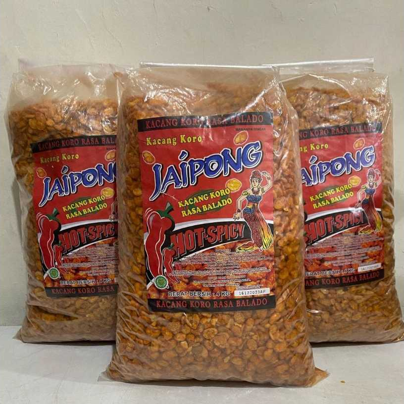 

Kacang Mersi Roay Rasa Balado Koro Pedas Kemasan 1kg Aneka Snack Cemilan Jajanan Aneka Rasa Kiloan