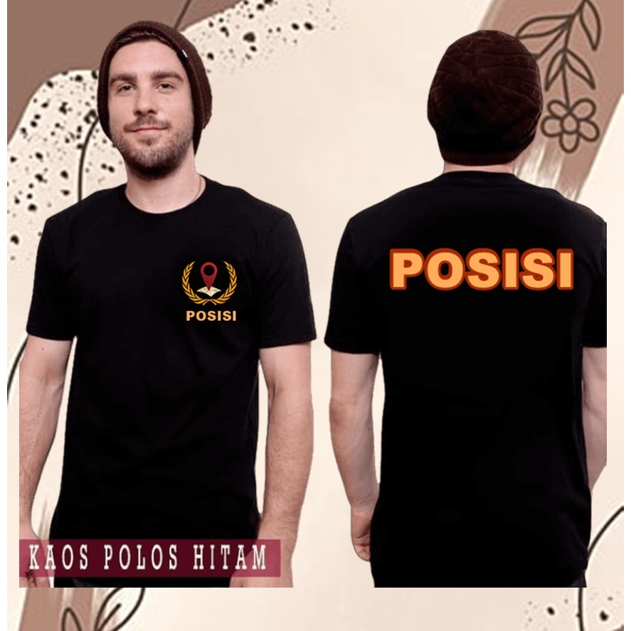 kaos pria kaos t-shirt plesetan polisi posisi luur maps murah terbaik terlaris bagus kaos lulu-lucua