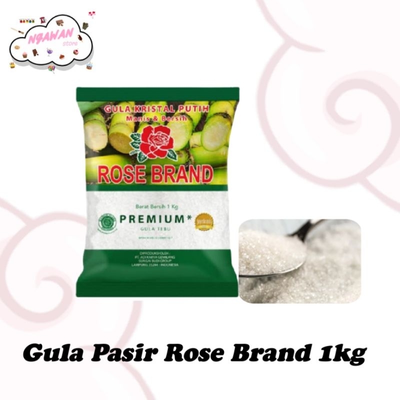 

Gula pasir rose brand 1kg - gula pasir kemasan
