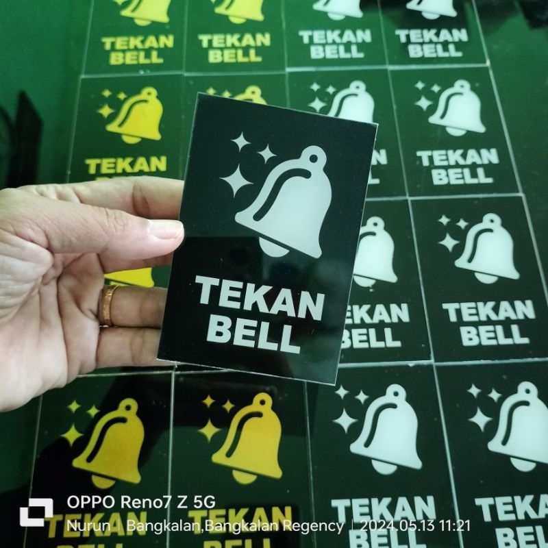 

AKRILIK TEKAN BELL