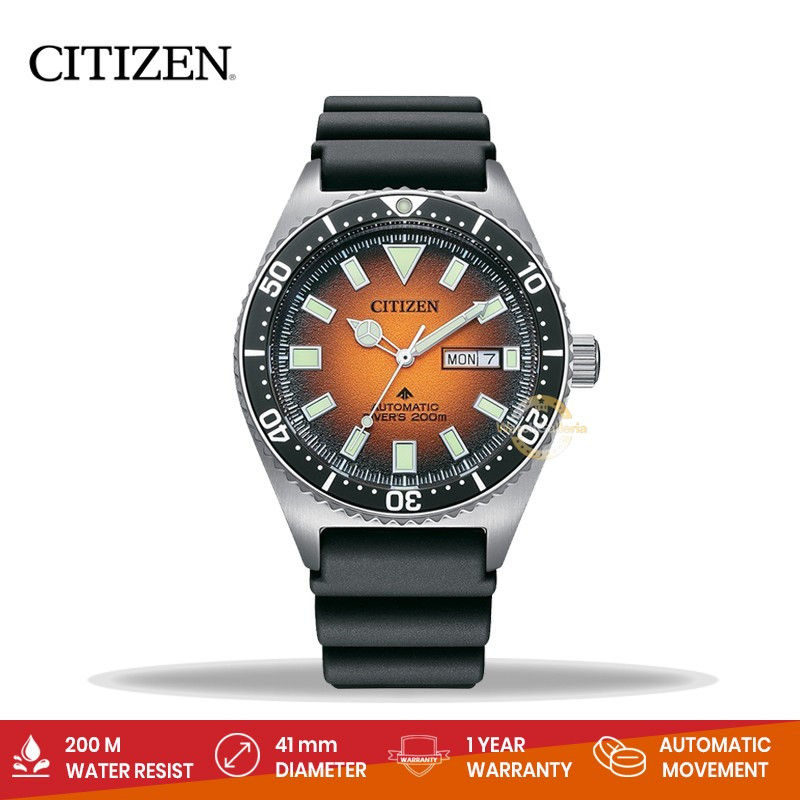 Jam Tangan Citizen Promaster NY0120-01Z Automatic Rubber Original