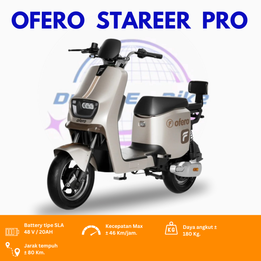 SEPEDA LISTRIK OFERO STAREER PRO