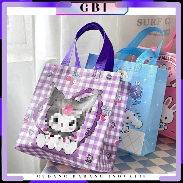 

GBI Paper Bag kantong anak Motif Kartun Goodie Bag Tas kado ulang Tahun karakter Animals Tas Hampers waterproof Souvenir Ulang tahun