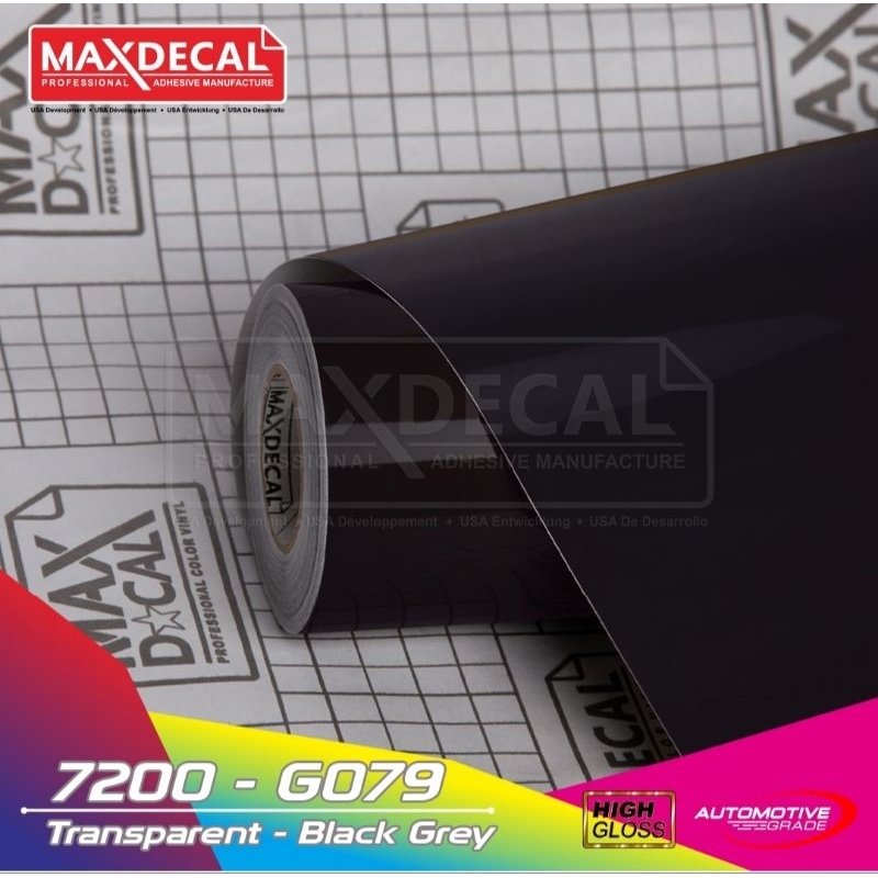 

sticker black grey transparan 1 roll
