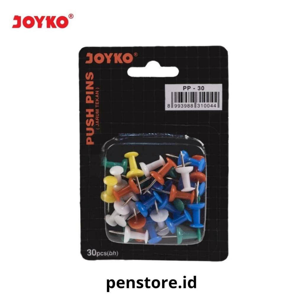 

Push Pin Joyko PP-30 warna - Jarum Tekan / Paku Pin