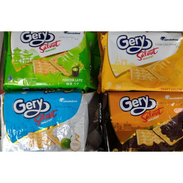 

Gerry Salut Malkist 105gr/GERRY SALUT COKELAT KEJU