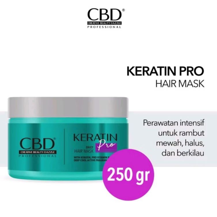 CBD Keratin Pro Hair Mask 250gr
