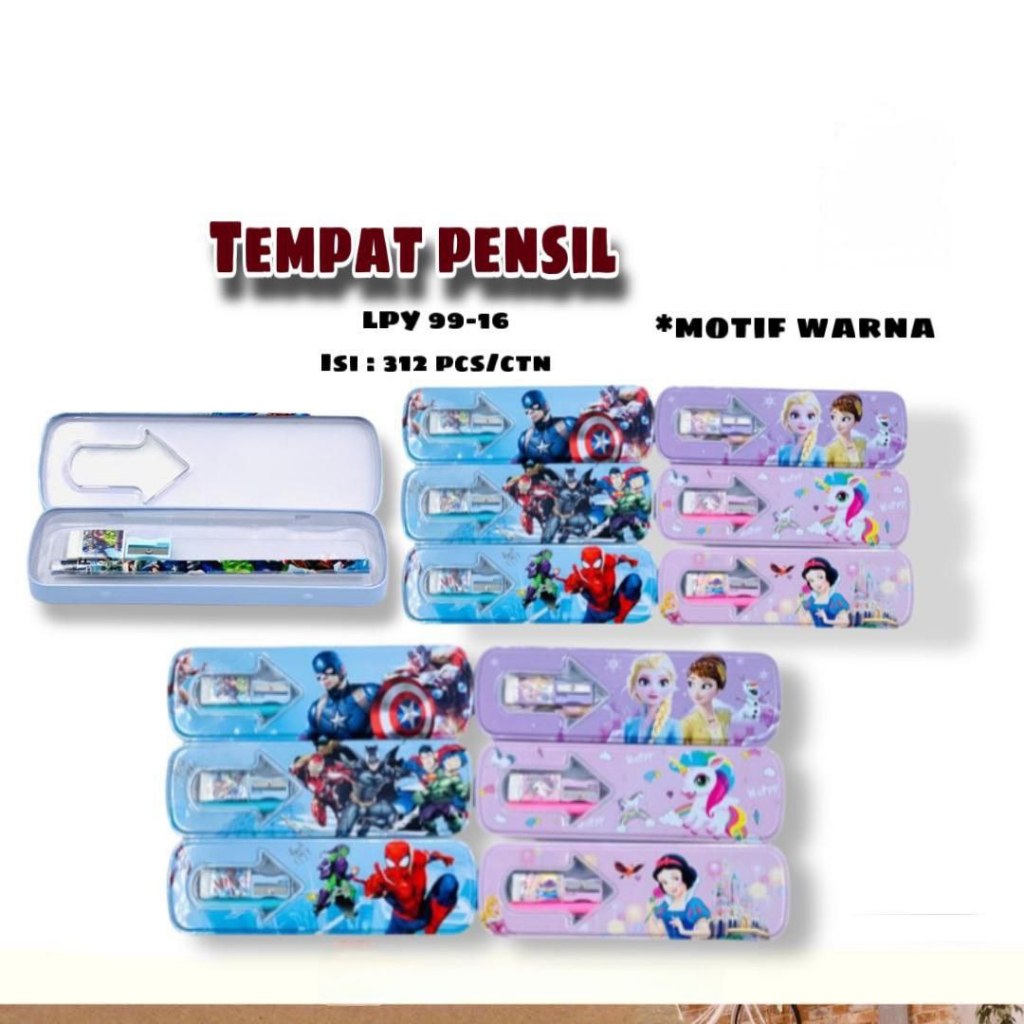 

TEMPAT PENSIL LPY 99 - 16 // KOTAK PENSIL PANAH PENCIL CASE