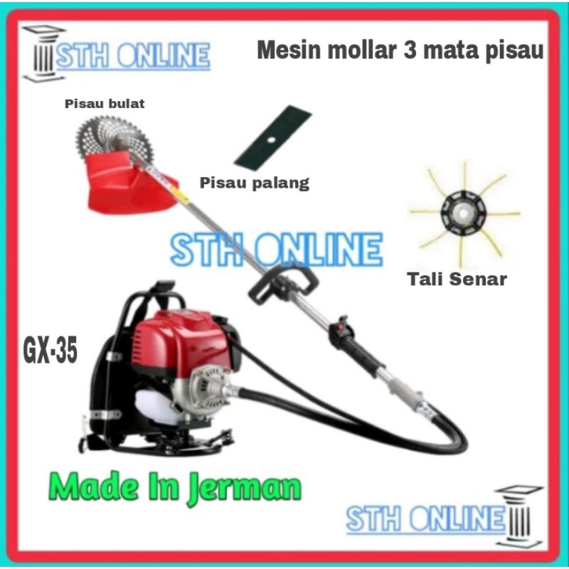 Mesin potong rumput "HONDA" model mollar gx-35 4 tak