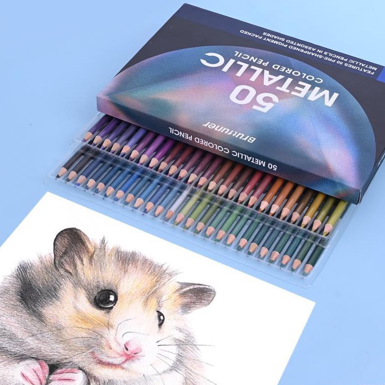 

Pensil Warna Brutfuner 5 Metallic Colored Pencil New Edition ART F7U2
