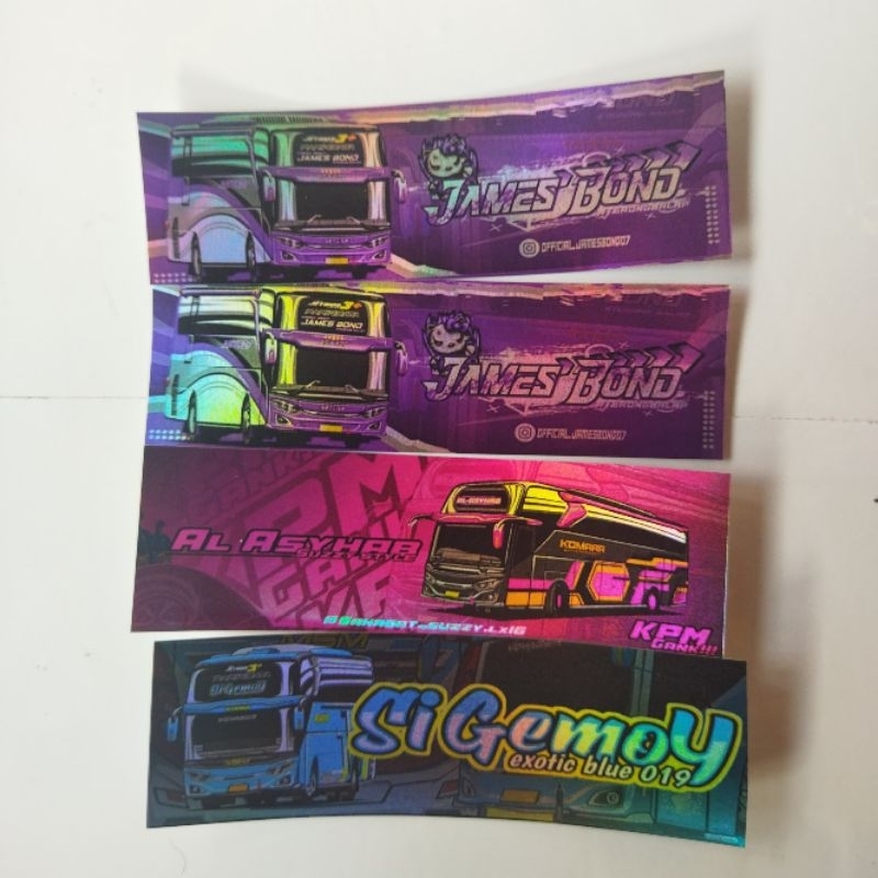 

stiker basuri James bon sigemoy dan Al asyab asli po isi1biji