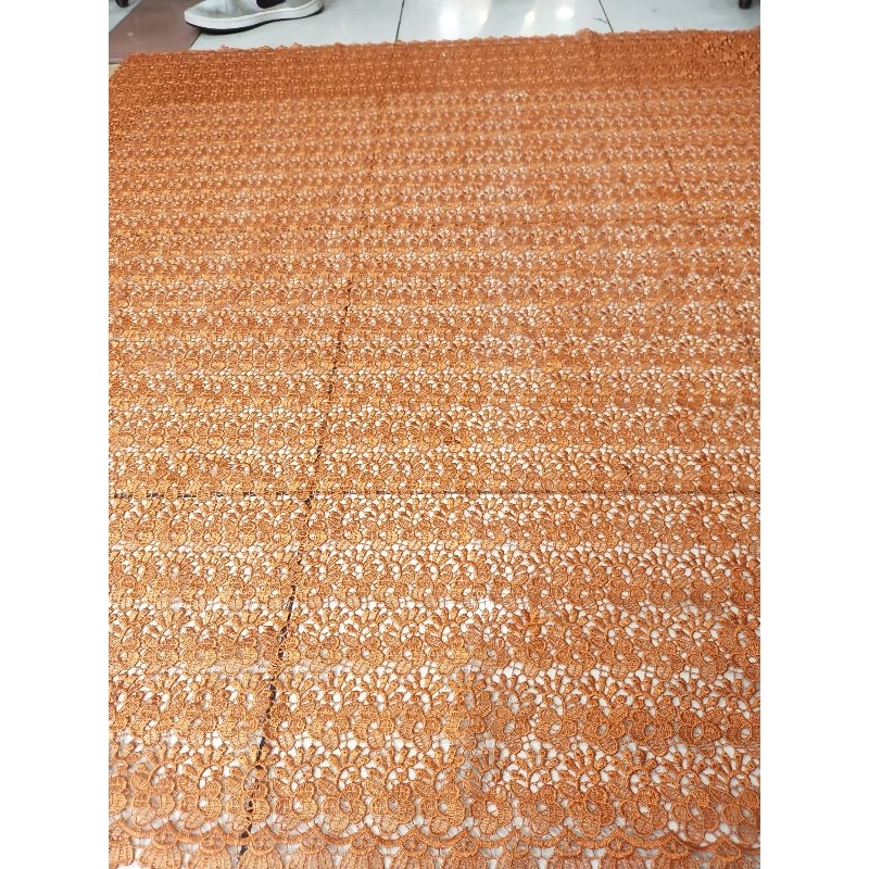 KAIN BROKAT PRADA HARGA PERSETENGAH METER/BAHAN BRUKAT PRADA/BAHAN BAJU/BAKAL KEBAYA/BAHAN METERAN/T