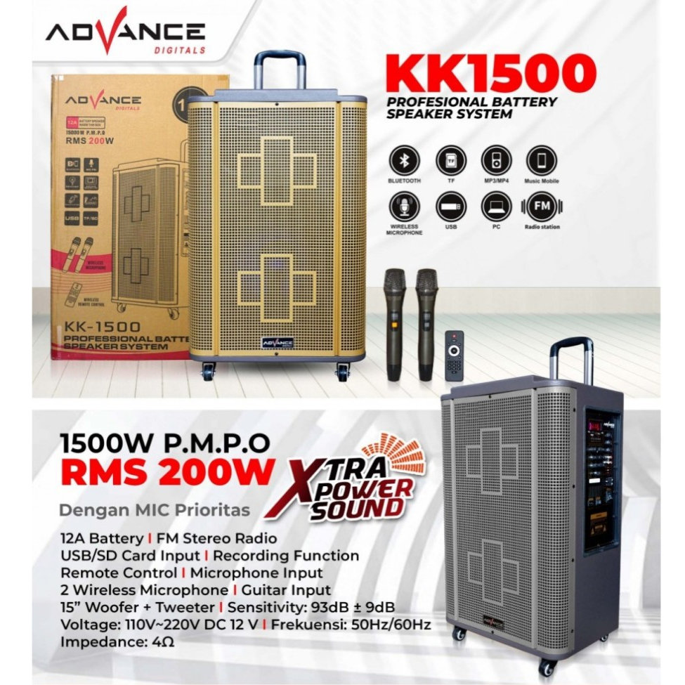 SPEAKER ADVANCE KK1500 Wireless