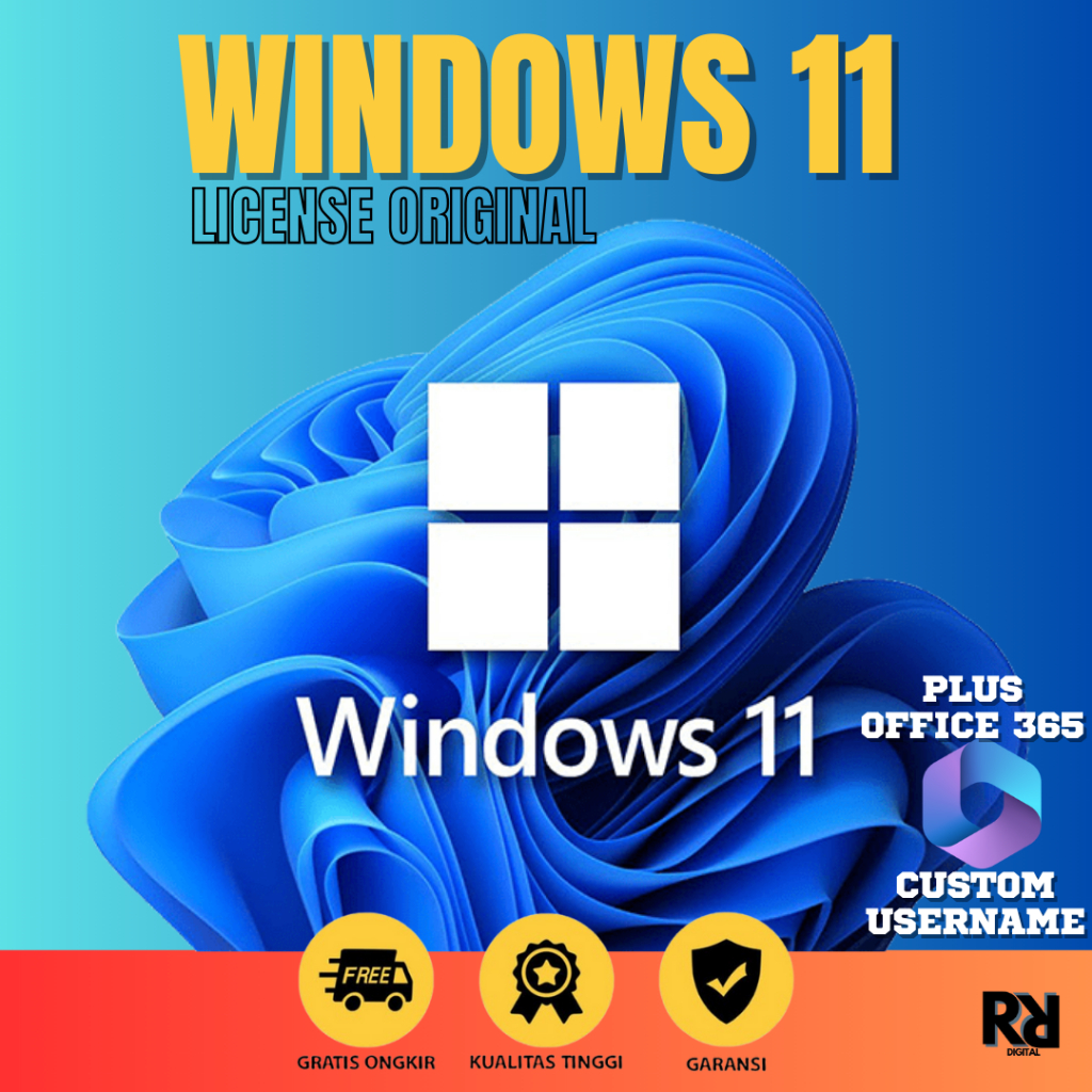 Windows 11 Pro Original Digital License - Lifetime | Lisensi Windows 11 Pro Original