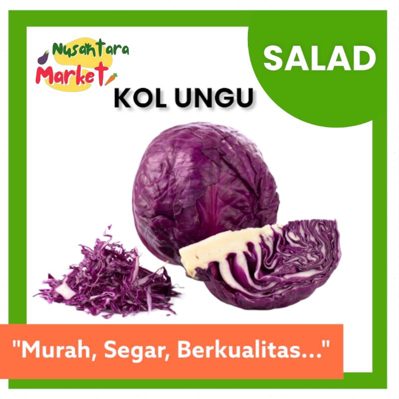 KOL UNGU | 500GR | NUSANTARA MARKET SALAD