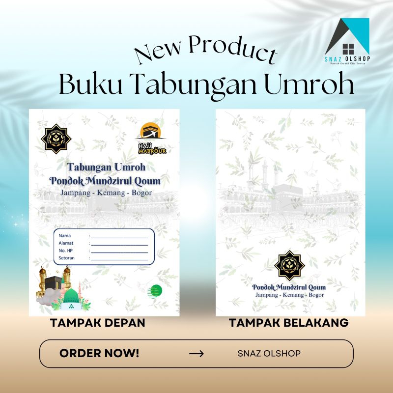 

Buku Tabungan Umroh Custom Cover Glossy