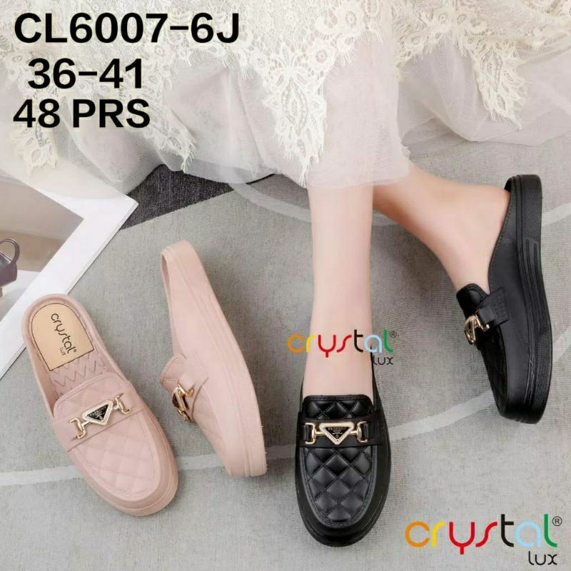 sendal selop wanita/ sepatu flatshoes slip on wanita korean style/