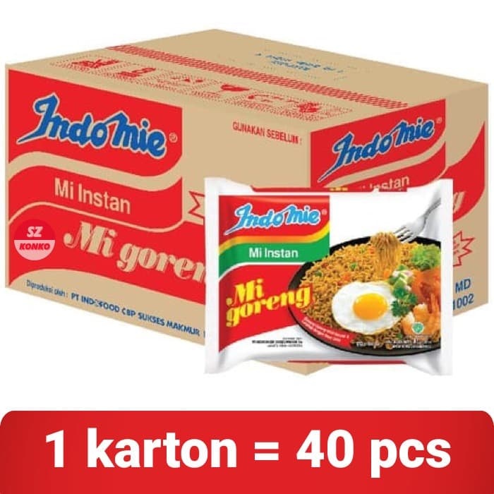

INDOMIE GORENG 1 DUS ISI 40 PCS