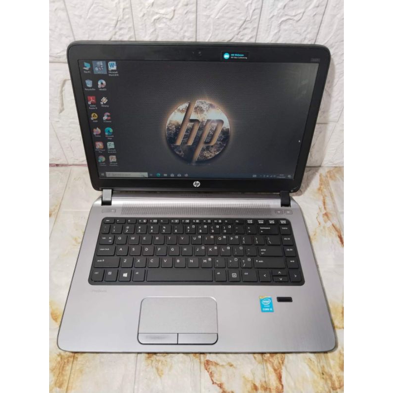 Laptop HP Probook 440 G2Pro Intel Core i5-5200U Ram 8 Gb DDR3L
SSD 256 Gb Bodi Slim dan Mulus