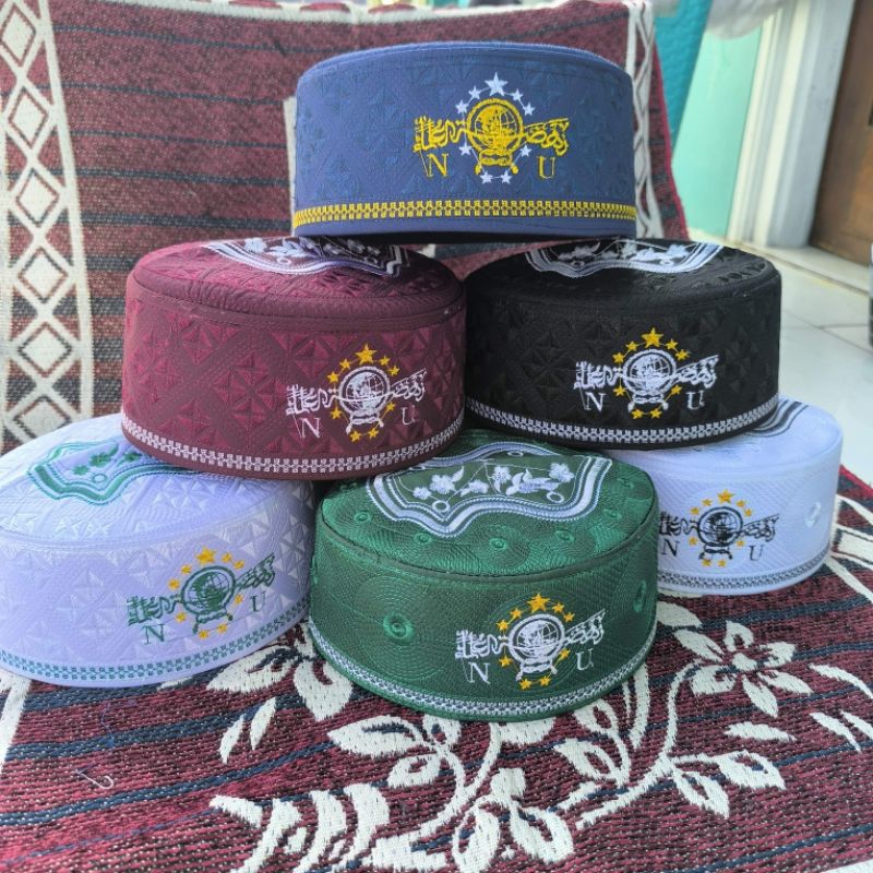 Peci Assagofah Kopiah NU Assagofah Putih Anak Dewasa Peci Assagofah Terompah NU Adz Dzikro NU Kopiah