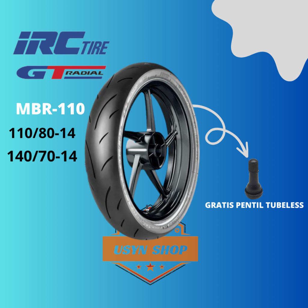 Ban Motor IRC MBR110 Ring 14 // 110/80-14 140/70-14