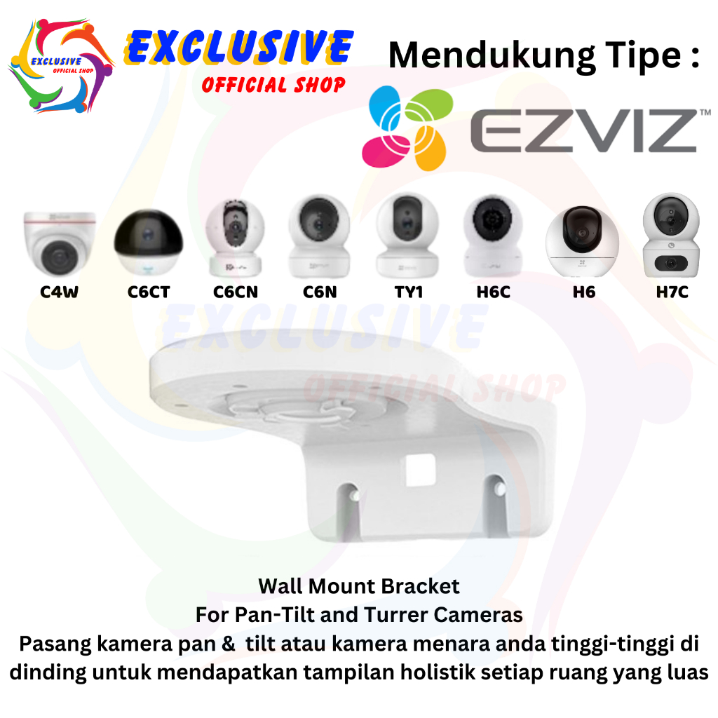 Breket Dinding Cctv Indoor Ezviz Bracket Wall Mount / Bracket IP Camera