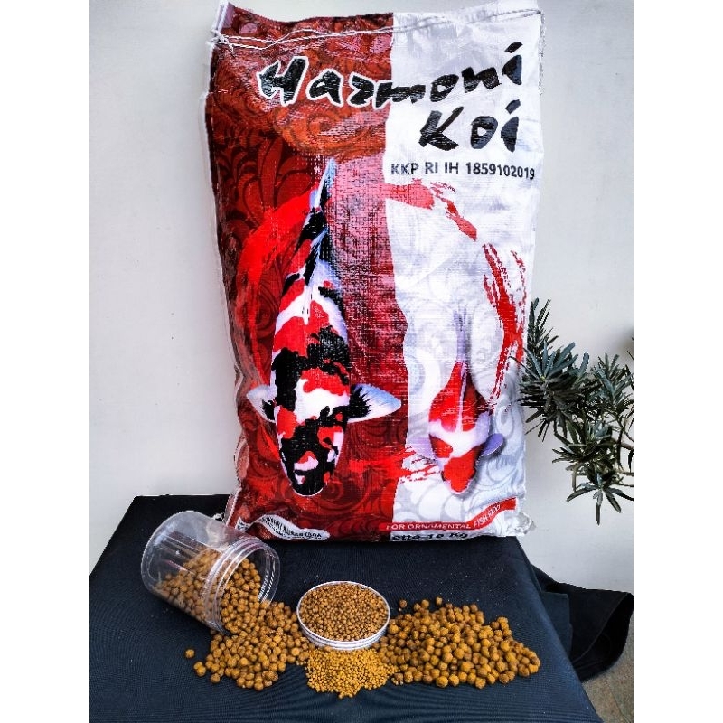 Pakan Koi Harmoni 10kg 2/5/8 Protein 38 - Pakan Untuk Pertumbuhan Ikan Koi