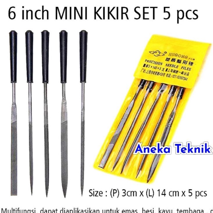 

Super Puas Alat Kikir Mini 6 INCHI 6 1 SET 5 PCS