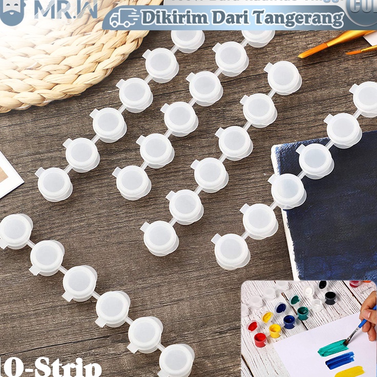

Dapatkan Voucher 3ml Pot Cat Plastik Renteng 6pcs Tabung Tempat CatPaint CupPaint Containers For Painting Arts