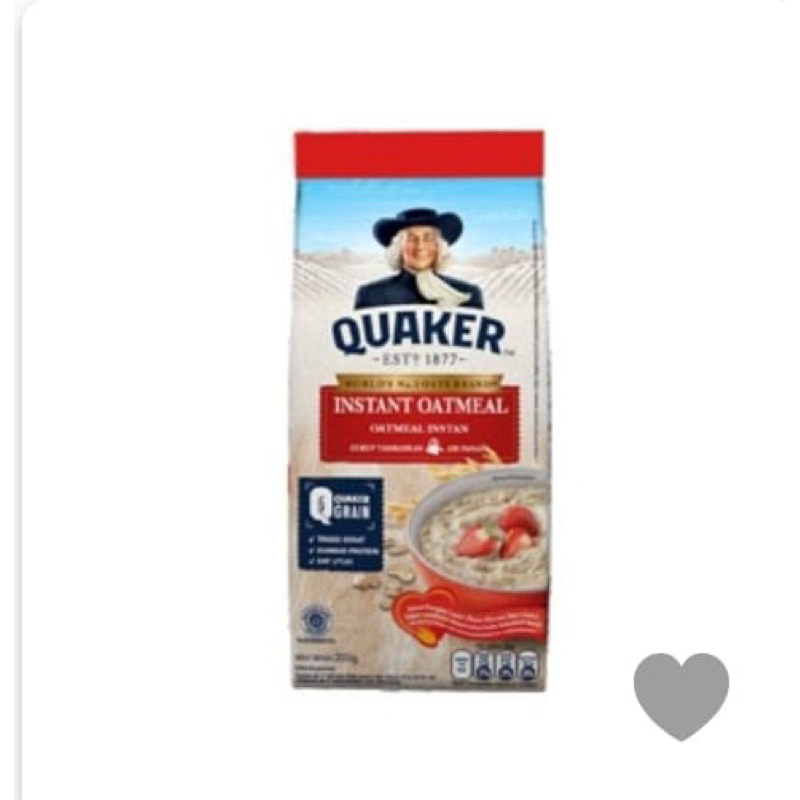 

QUAKER instant Oatmeal merah 200gram