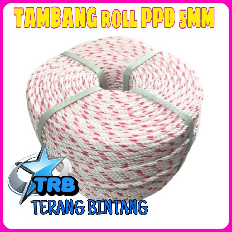 

Kualitas Terpercaya TAMBANG PPD 5MM PANJANG 5METERTALI TAMBANG TRUKTALI PLASTIKTAMBANG PENGIKAT BARANG