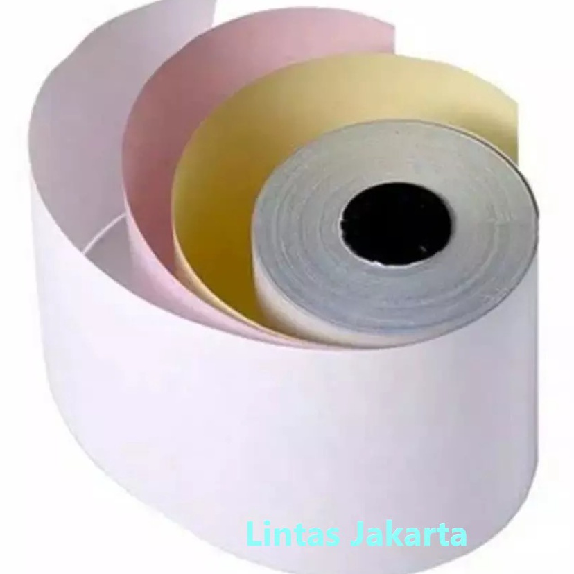 

Hadir Berkualitas Kertas Struk HVS Ukuran 75 mm x 65 mm 3 Ply 3 Rangkap Isi 1 roll