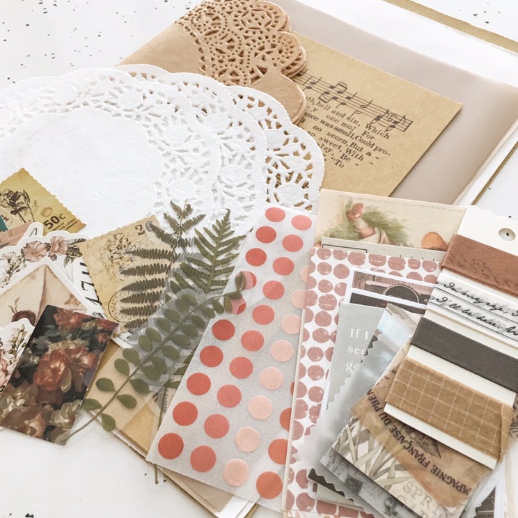 

Garansi 1 MIUKIEE 5Pcs BEST SELLER BULLET JOURNAL KIT VINTAGE Scrapbook Decoration