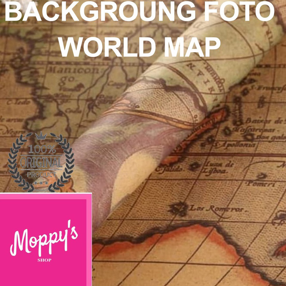 

Model Terbaru Alas Foto Kertas Koran Peta World Map Vintage Retro Properti Foto