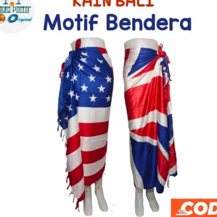 Terbaru 33 Kain Bali  Kain Pantai  Selendang Bali  Selimut Tipis  Motif Bendera Amerika  Inggris