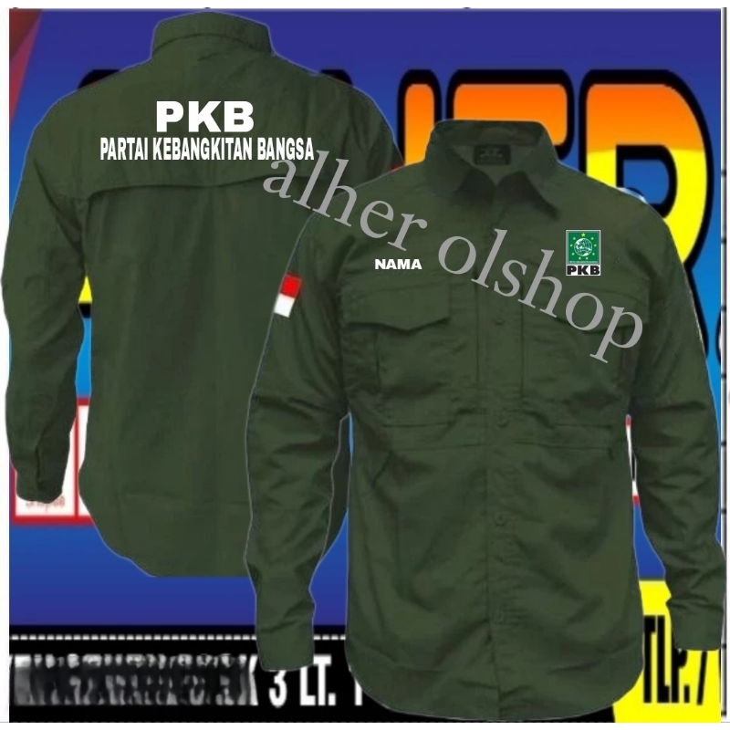 kemeja tactical partai PKB baju tactical partai PKB kemeja partai PKB baju partai PKB seragam partai