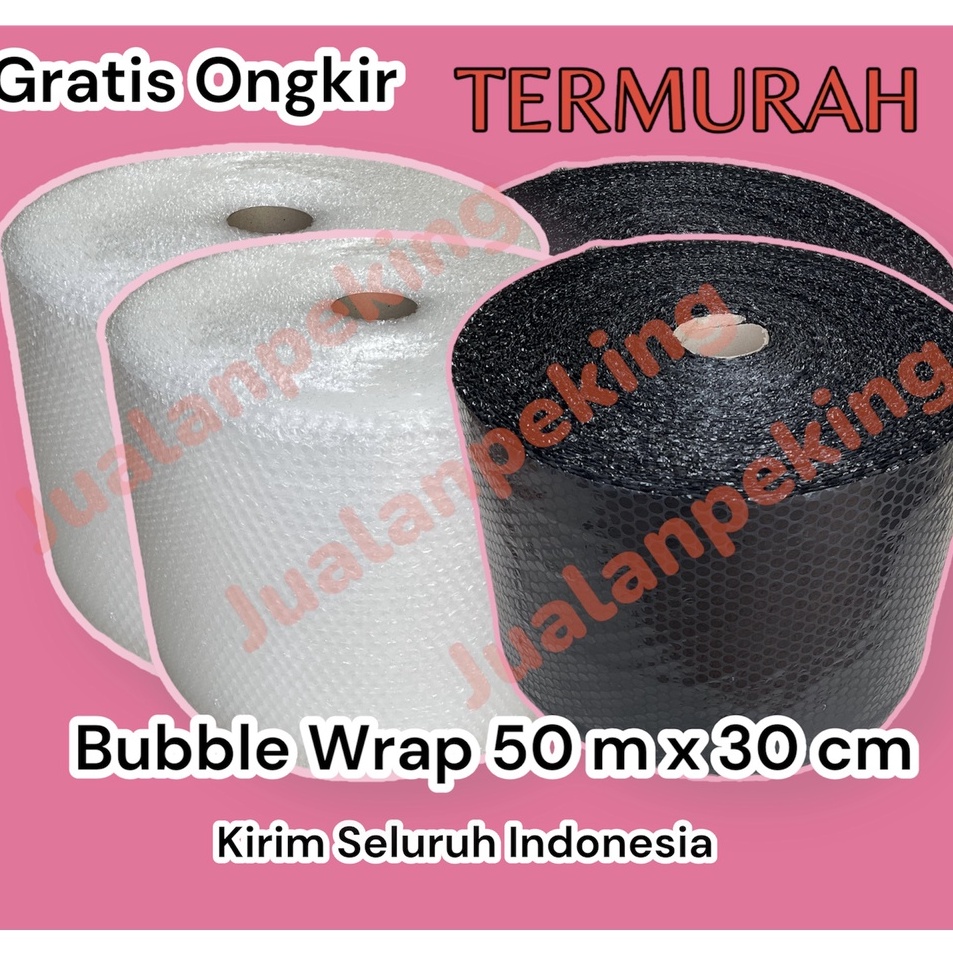 

Get It bubble wrap 5 meter x 3 cm plastik bubble tebal Original PLastik bubble murah Free Ongkir