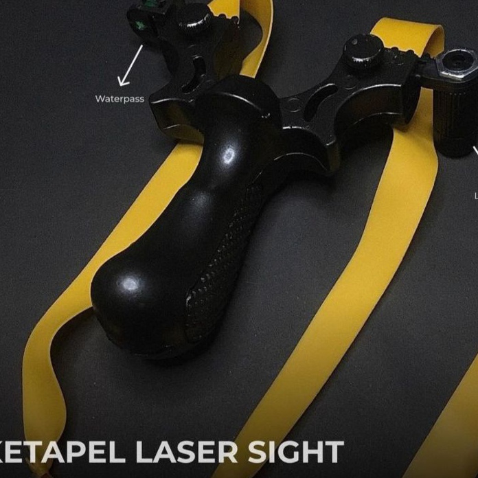 Ready Stok Ketapel Slingshot Murah Ketapel Laser Tactical Plus Karet Ketapel