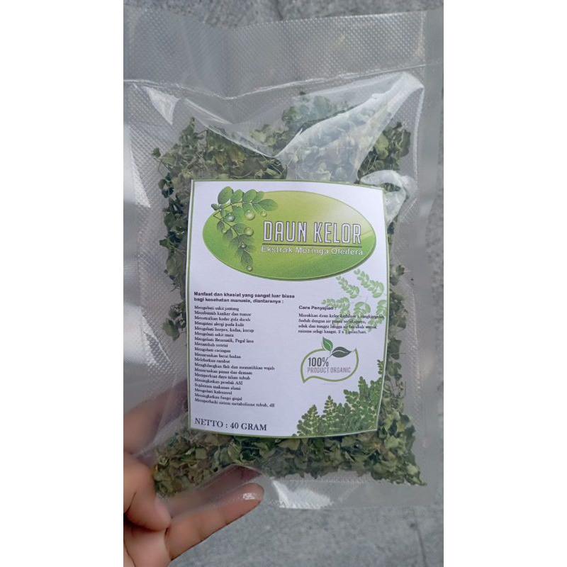 

Daun kelor kering 40gr