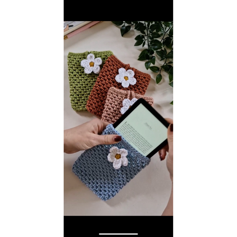 pouch ipad rajut - pouch laptop rajut - sampul ipad rajut - sampul laptop rajut - dompet rajut - tas