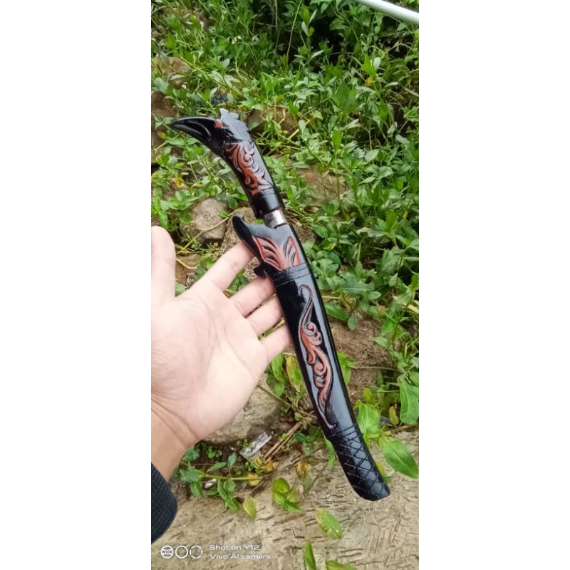 PISAU KOLEKSI PISAU SEMBELIH GAGANG burung hitam