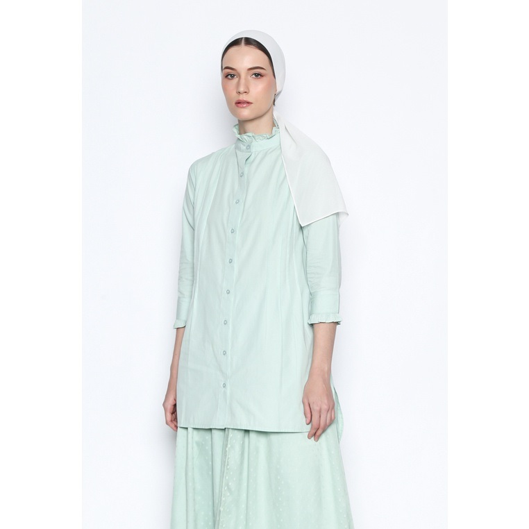 VALINO ORIGINAL. SETELAN WANITA KEMEJA TUNIK DAN ROK WITH TAG