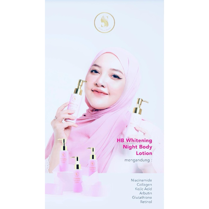 D’ Sharee Beauty- Whitening Night Body Lotion BPOM