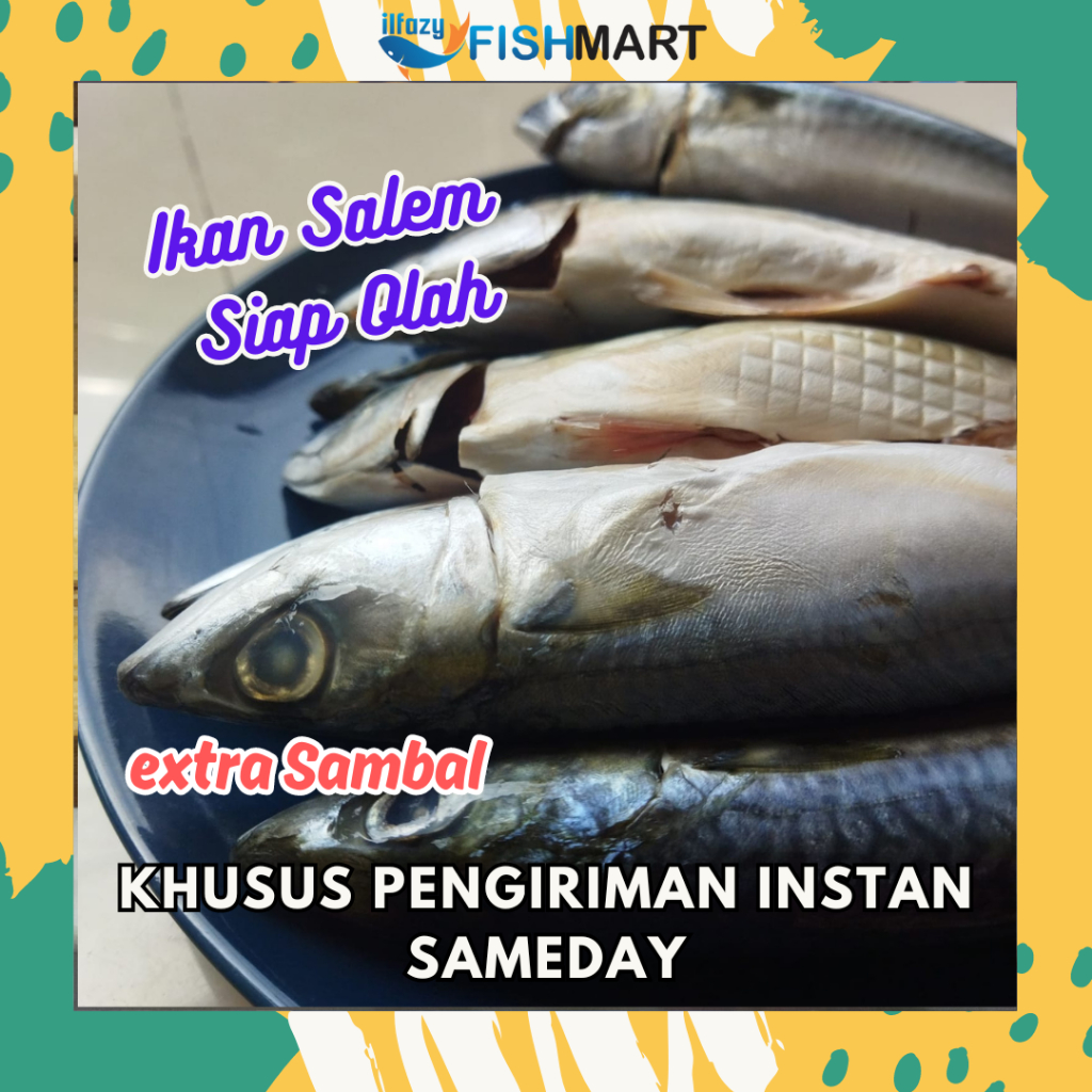 

Ikan Salem Segar dan Bersih Siap Olah 1 kg